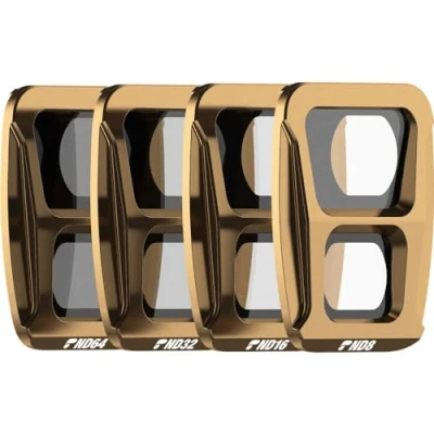 Afbeelding van PolarPro DJI Air 3 Shutter Collection (ND8, ND16, ND32, ND64) Filterset Voor