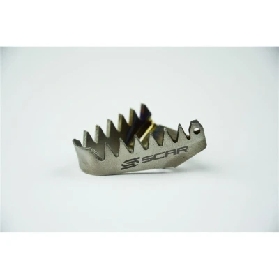 Afbeelding van SCAR Rempedaalpunt Titanium compatibel met BETA RR 250 300 350 390 430 480 XTRAINER 15 23 SHERCO SE SER SEF SEFR 12 KTM 03 16 690 790 950 990 1090 1190 1290 Inhoud levering: