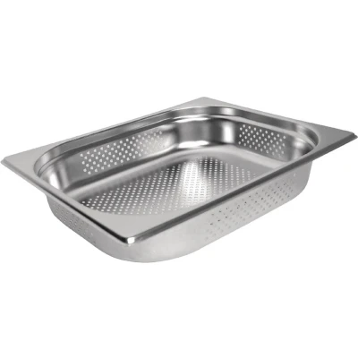 Afbeelding van Vogue geperforeerde RVS GN 1/2 bak 65mm