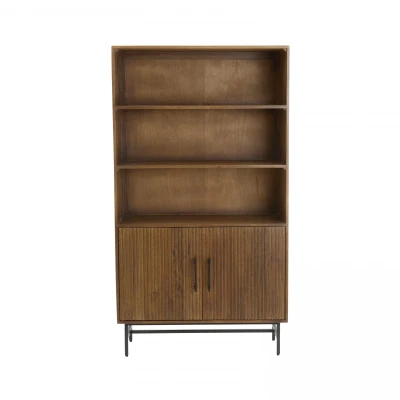Afbeelding van Light&amp;living Kast 100x40x180 cm DUBAKU hout donker bruin