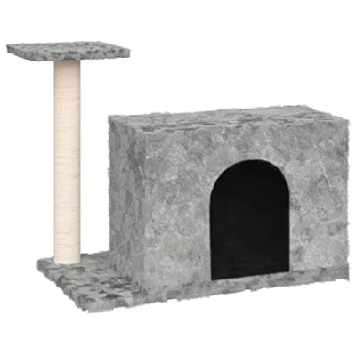 Afbeelding van vidaXL Kattenmeubel met sisal krabpale 51 cm lichtgrijs