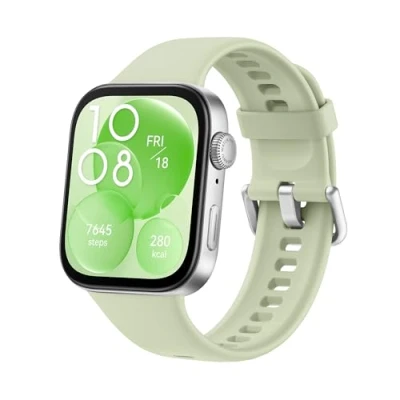 Afbeelding van HUAWEI Watch Fit 3, Bluetooth oproepen, GPS smartwatch, aluminium behuizing, iOS en Android, 1,82 inch AMOLED display, batterijduur tot 10 dagen, volledig gezondheidsbeheer herstelbeheer