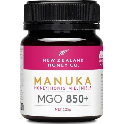 Afbeelding van Manuka Honing MGO 850+ New Zealand Honey Co. Actief en ruw Gemaakt in Nieuw Zeeland 125 g