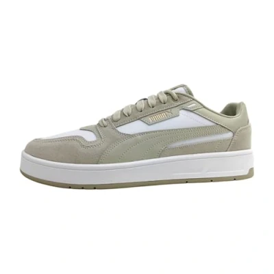 Afbeelding van PUMA Court Classic Street Sd Sneakers, uniseks, Wit Desert Dust Goud, 46 EU