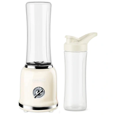 Afbeelding van blender to go Retro Smoothie maker Inclusief twee bekers en meerdere accessoires Beige