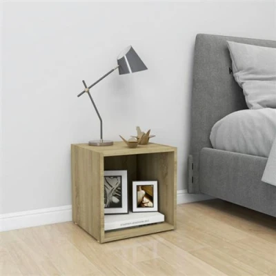 Afbeelding van Tv meubel 37x35x37 cm spaanplaat sonoma eikenkleurig