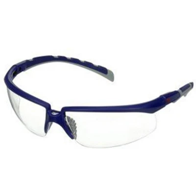 Afbeelding van 3M S2001AF BLU Veiligheidsbril Met anti condens coating, kras Verstelbare hoek Blauw, Grijs EN 166 DIN