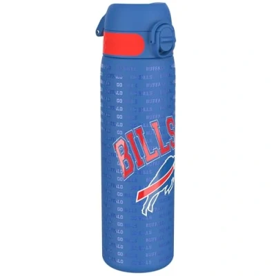 Afbeelding van ION8 Drinkfles van roestvrij staal, 600 ml, lekvrij, gemakkelijk te openen, veilige vergrendeling, vaatwasmachinebestendig, draaggreep, duurzaam, 3D NFL motief, bills