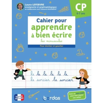 Afbeelding van CAHIER POUR APPRENDRE A BIEN ECRIRE LES MINUSCULES CP
