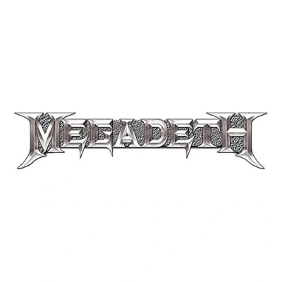 Afbeelding van Megadeth Chrome Logo Pin Zilverkleurig
