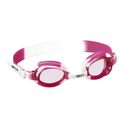 Afbeelding van Beco Zwembril Halifax Polycarbonaat Wit/roze One size