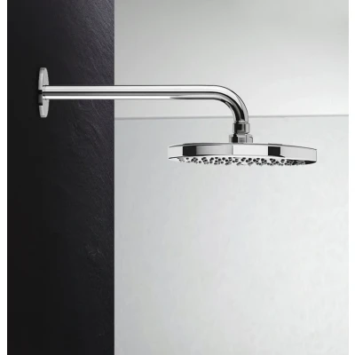 Afbeelding van Waterevolution Flow hoofddouche 200mm met muuraansluiting chroom T164101