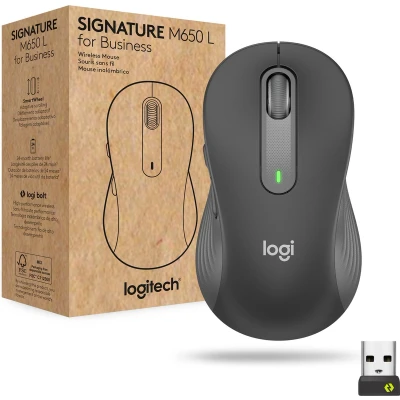 Afbeelding van Logitech Signature M650 Muis Zwart