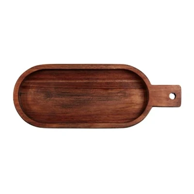 Afbeelding van Asa Ovale schaal acaciahout 33cm Schalen