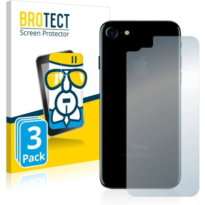 Afbeelding van BROTECT Screenprotector voor Apple iPhone 7 / 8 SE 2 2020 Achterkant (Totale Oppervlakte) Folie Beschermfolie Beschermglas transparant (3 Stuks)