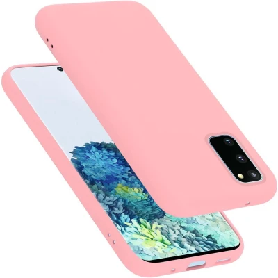 Afbeelding van Cadorabo Hoesje geschikt voor Samsung Galaxy S20 FE in LIQUID ROZE Beschermhoes gemaakt van flexibel TPU silicone Case Cover