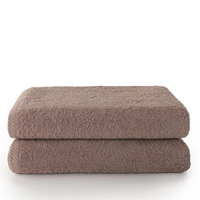 Afbeelding van Top Towel s Set van 2 bad of douchehanddoeken badhanddoeken 100% katoen 500 g/m² afmetingen 70 x 140 cm