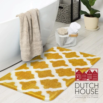 Afbeelding van Dutch House Badmat Toulon 60X90 Cm Oker