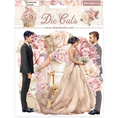 Afbeelding van Stamperia International KFT Romance Forever Ceremony Edition, verschillende snijmatrijzen, meerkleurig, 15 x cm
