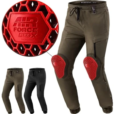 Afbeelding van SHIMA Joggster Kaki Textiele Motorbroek Maat 38 Broek