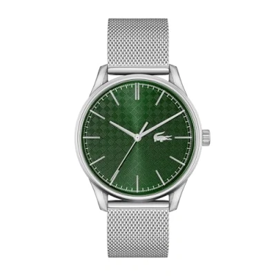 Afbeelding van Lacoste Vienna Horloge silvercoloured/green, Heren, Maat: One Size, Silver coloured/green