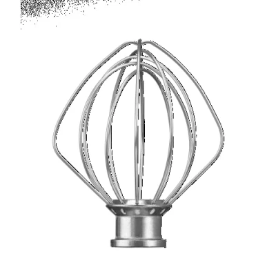 Image de KitchenAid Fouet Pour Robot Pâtissier 5ksm35ww Stainless Steel