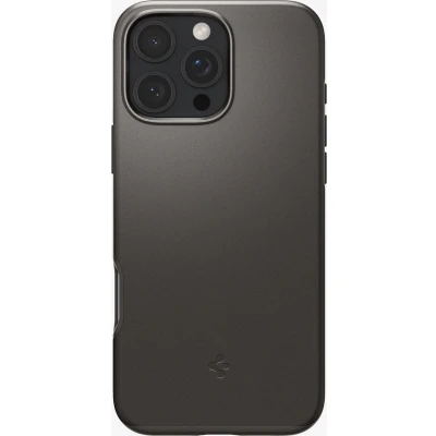 Afbeelding van Spigen Thin Fit MagFit Hoesje Geschikt voor Apple iPhone 16 Pro Max Back Cover Compatibel met MagSafe Gunmetal