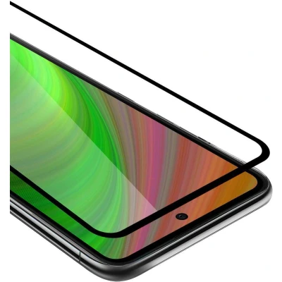 Afbeelding van Cadorabo Screenprotector geschikt voor Samsung Galaxy S21 PLUS Volledig scherm pantserfolie Beschermfolie in TRANSPARANT met ZWART Gehard (Tempered) display beschermglas 9H hardheid 3D Touch