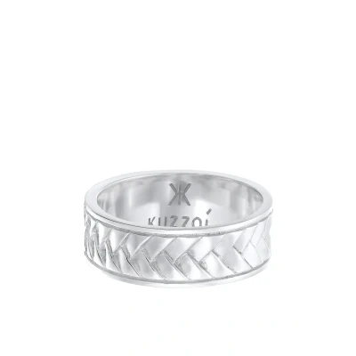 Afbeelding van Kuzzoi Vintage LOOK Ring, Heren, Maat: 62, Silber