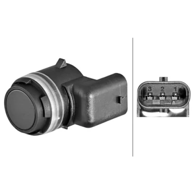 Afbeelding van HELLA 6PX 358 270 431 Parkeersensoren Voor, Achter Ultrasone sensor VOLKSWAGEN: Amarok Pickup, Crafter Van, Transporter 6 Bus, AUDI: A6 C8 Avant