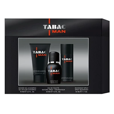 Afbeelding van Tabac Man EDT 30 ml geschenkset heren 3 delig