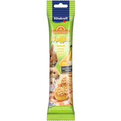 Afbeelding van Vitakraft Muffins Knaagdiersnack Banaan 5x18 g
