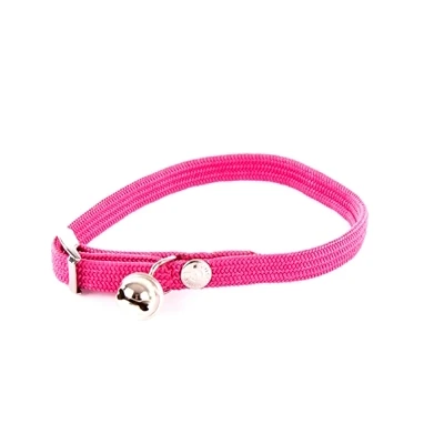 Afbeelding van Martin Sellier Halsband Kat Elastisch Nylon Roze 30X1 CM