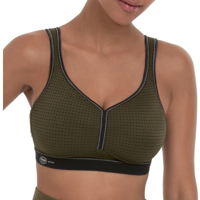Afbeelding van Anita Performance Beugel BH, Dames, Maat: 70B, Dark oliv schwarz