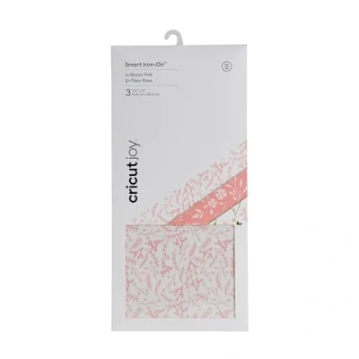 Image de Cricut Joy Smart Lot de 3 feuilles vinyle transfert thermique pour une utilisation avec Rose fleuri 30,5 cm