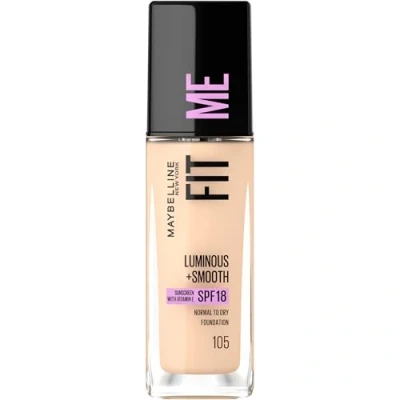 Afbeelding van Maybelline Fit Me Luminous &amp; Smooth Foundation Natural Ivory 105