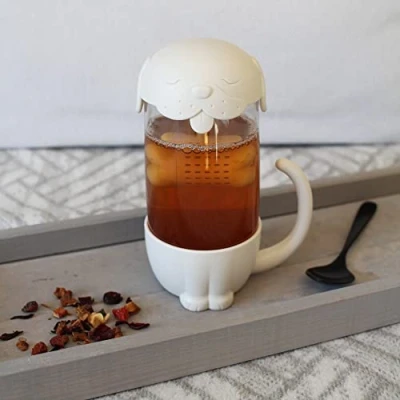 Image de Tasse à thé Winkee chien avec infuseur intégré