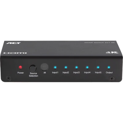Image de ACT AC7840 4K HDMI Switch 5 x 1