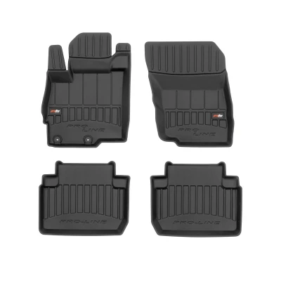 Afbeelding van FROGUM 3D408500 Vloermatset Rubber voor en achter 4 Zwart