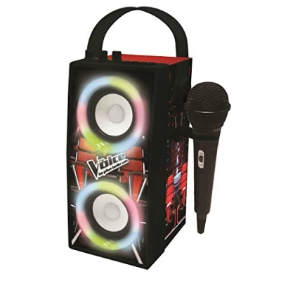 Image de Enceinte Tendance Bluetooth Portable avec Micro et Effets Lumineux The Voice