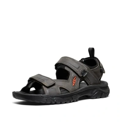 Afbeelding van KEEN Targhee 3 Open Toe, herensandalen, grijs/zwart, 45 EU, Grijs