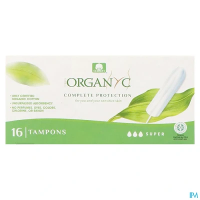 Image de Organyc Tampon Super Coton Bio 16