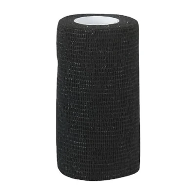 Afbeelding van Kerbl Zwachtels Equilastic Zelfhechtend 4,5m Zwart 7,5cm Agradi.be