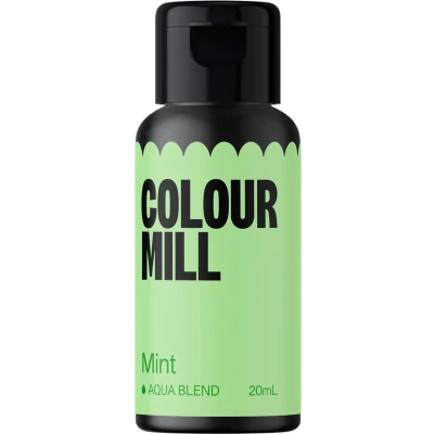 Afbeelding van Colour Mill Aqua Blend Voedingskleurstof op Waterbasis Mint 20 ml