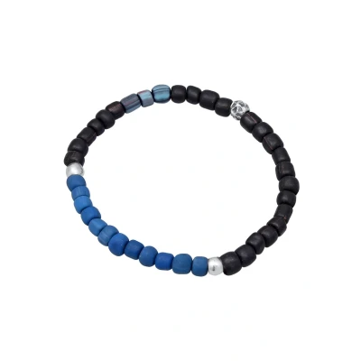 Afbeelding van Kuzzoi Statement Armband, Heren, Maat: 21, Dunkelblau