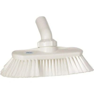 Image de VIKAN 70675 brosse à angle réglable avec alimentation en eau, 240 mm, polyester, doux/fendu, blanc 7067/5