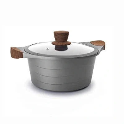 Image de Faitout fonte d&#039;aluminium 28cm + couvercle Lacor 27328