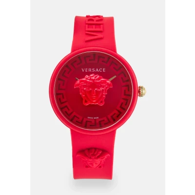 Afbeelding van Versace Watches Horloge, Dames, Maat: One Size, Red
