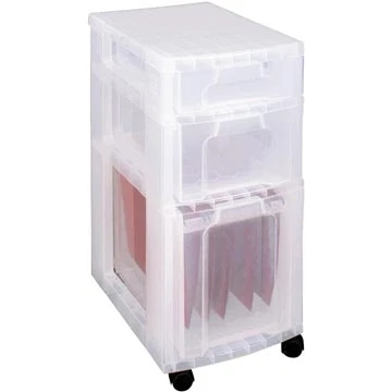 Afbeelding van Really Useful Box ladenblok 7 + 12 25 l, transparant