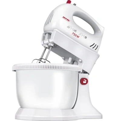 Afbeelding van MPM Mixer met Mengkom 3,5 Liter Handmixer Keukenmixer Blender 750W